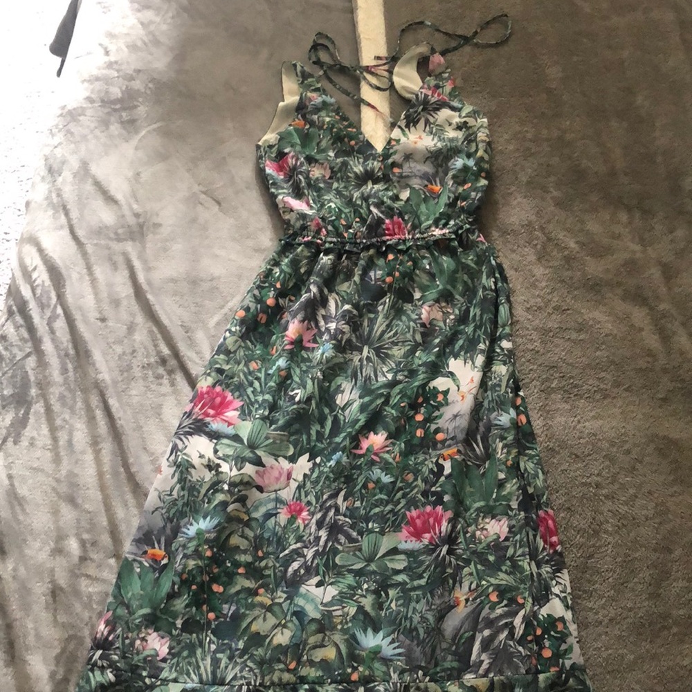 H&M Maxi Dress - jungle print